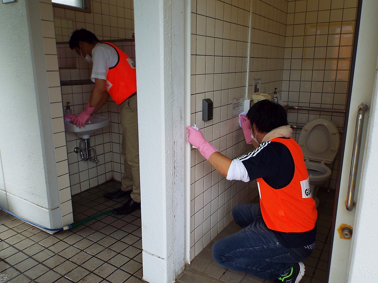 トイレ清掃ボランティアをしていただきました！！ 園内の見どころ